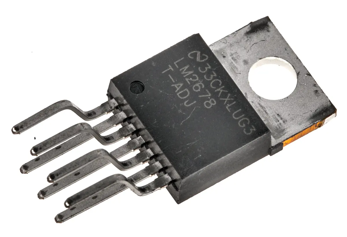 Produktfoto 1 von Texas Instruments Abwärtswandler 5A 37 V Buck Controller 1,2 V 8 V / 40 V Einstellbar THT 7-Pin