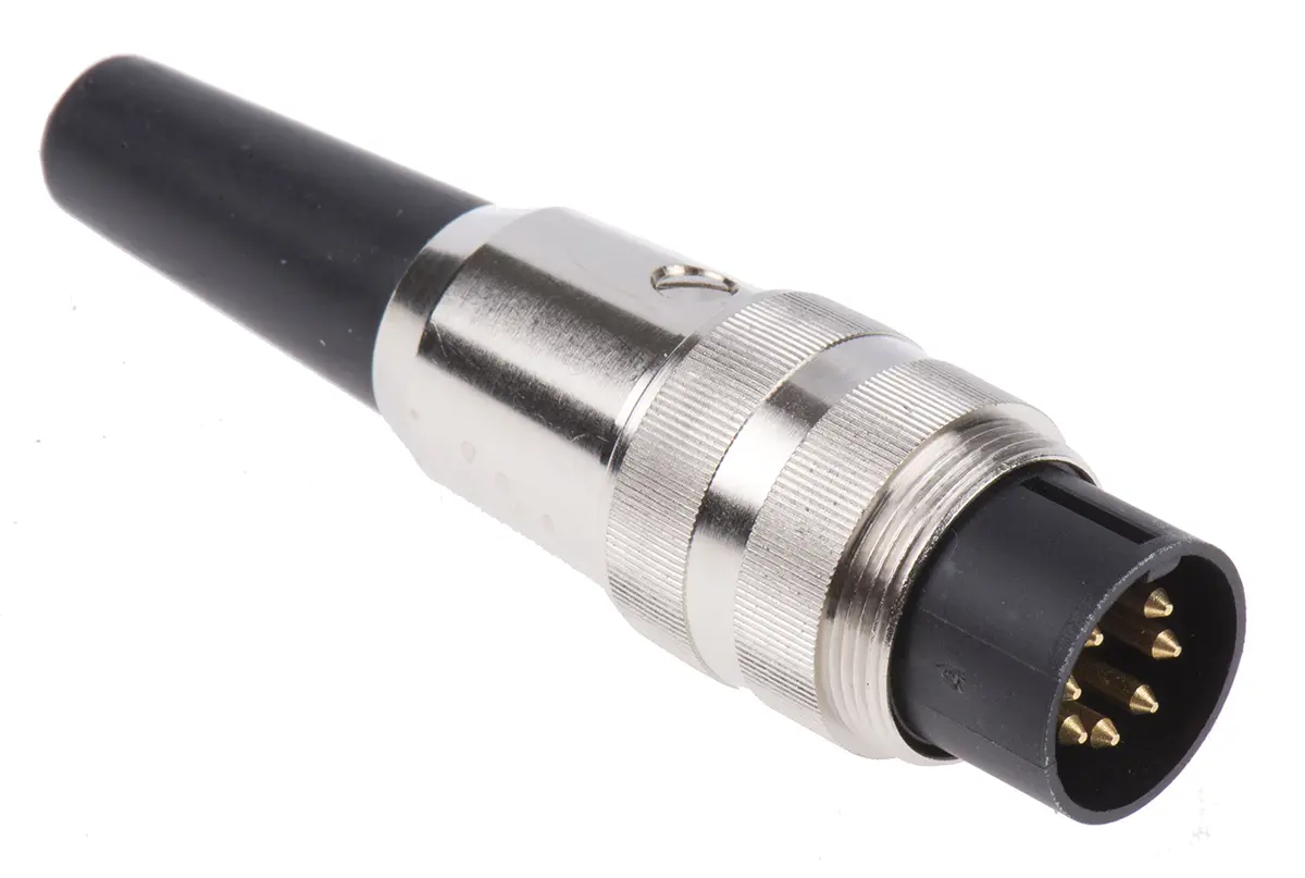 Produktfoto 1 von Lumberg SV M16 DIN-Stecker Gerade 7-polig, DIN EN 60529, 60 V ac 5A IP40 Kabel, Mit Gewinde Stecker