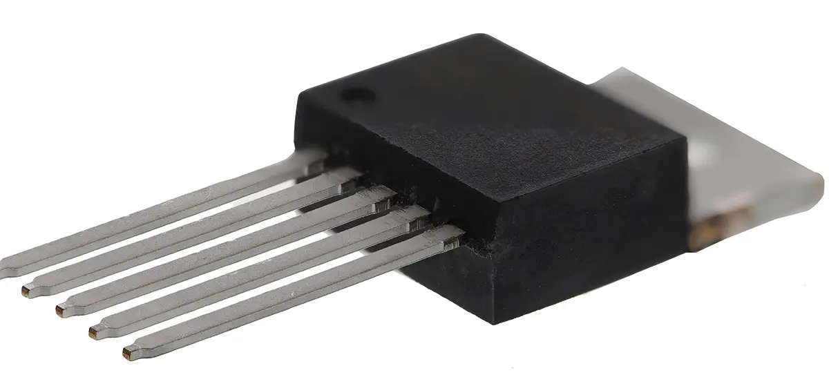 Produktfoto 1 von Texas Instruments Abwärtswandler 1A 37 V, Buck Controller 1,23 V 4 V / 40 V Einstellbar THT 5-Pin