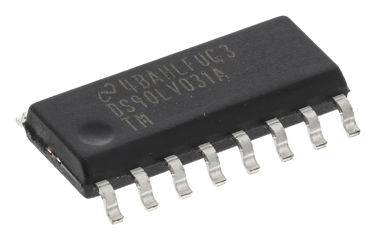 Produktfoto 1 von Texas Instruments Sender-IC 4 TTL, CMOS LVDS, 400 Mbps Oberfläche 4 Elem./Chip, SOIC 16-Pin