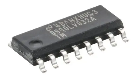 Produktfoto 1 von Texas Instruments Empfänger-IC 4 LVDS LVTTL, 400 Mbit/s Oberfläche 4 Elem./Chip, SOIC 16-Pin