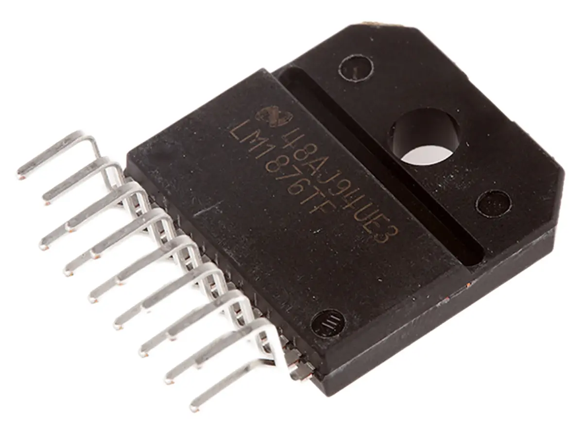 Produktfoto 1 von Texas Instruments Klasse A-B Audioverstärker 20W Audio-Leistungsverstärker 7.5 MHz TO-220 15-Pin 85 °C