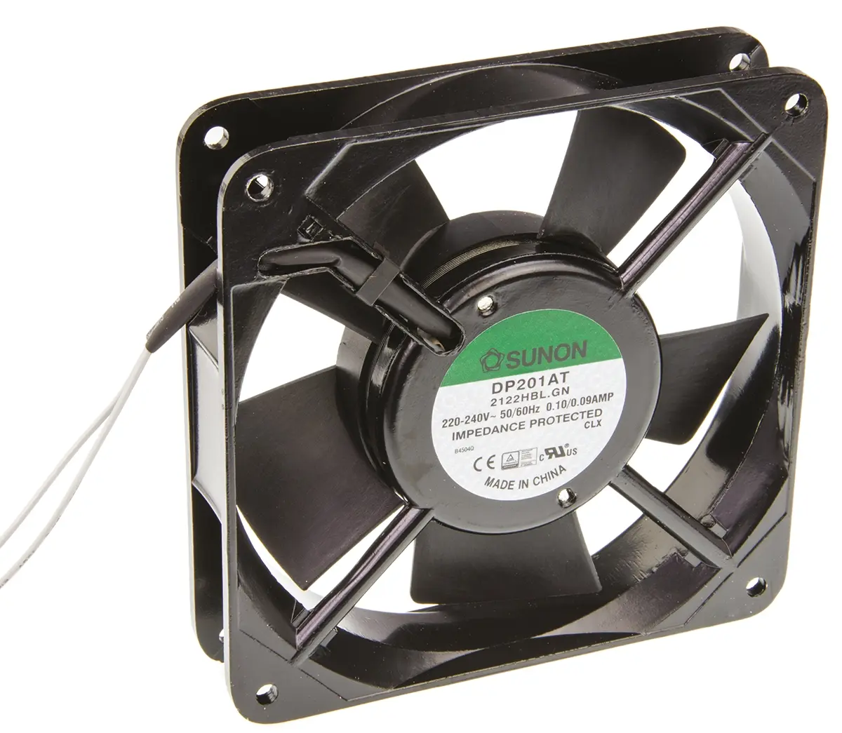 Produktfoto 1 von Sunon DP AC-Axiallüfter, Kugellager, 230 V ac / 18W, 120 x 120 x 25mm, 2500U/min, 136m³/h