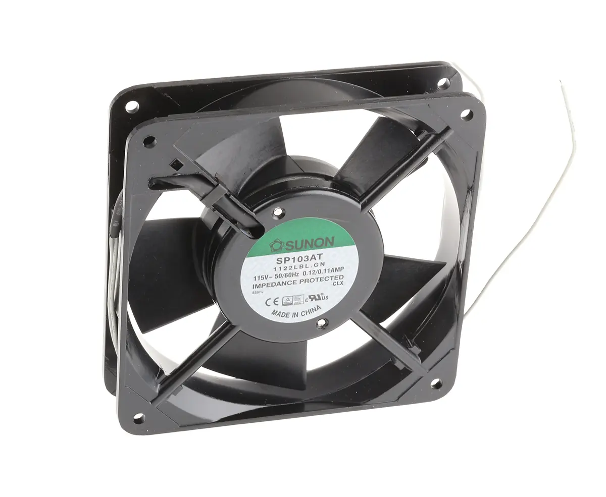 Produktfoto 1 von Sunon SP AC-Axiallüfter, Kugellager, 115 V ac / 11.5W, 120 x 120 x 25mm, 1900U/min, 92m³/h
