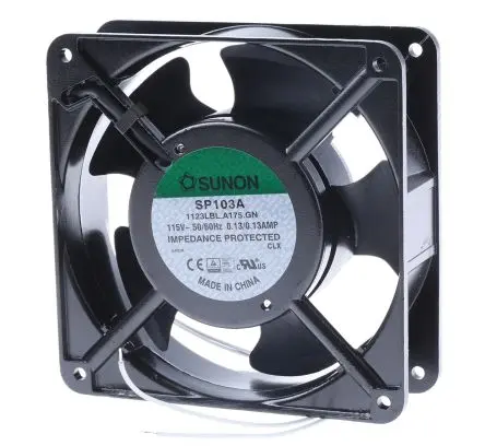 Produktfoto 1 von Sunon SP Axiallüfter, Kugel, 115V ac / 11 W 110 mA, 2300 U/min, 132.6 m³/h 120 mm 120mm 38 mm