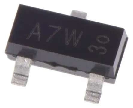 Produktfoto 1 von Nexperia BAV99 Oberfläche Diode Wechselnd Serie, 100 V / 215 mA, 3-Pin SOT-23