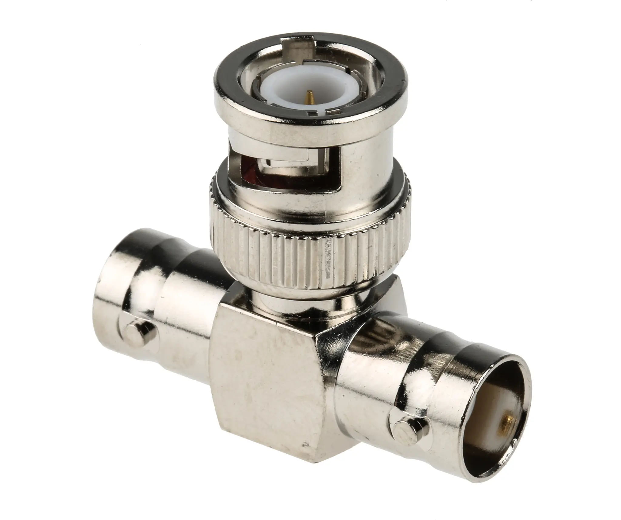 Produktfoto 1 von RS PRO HF Adapter, 50 Ω, T, 1GHz Buchse Stecker, Koaxial Nennspannung
