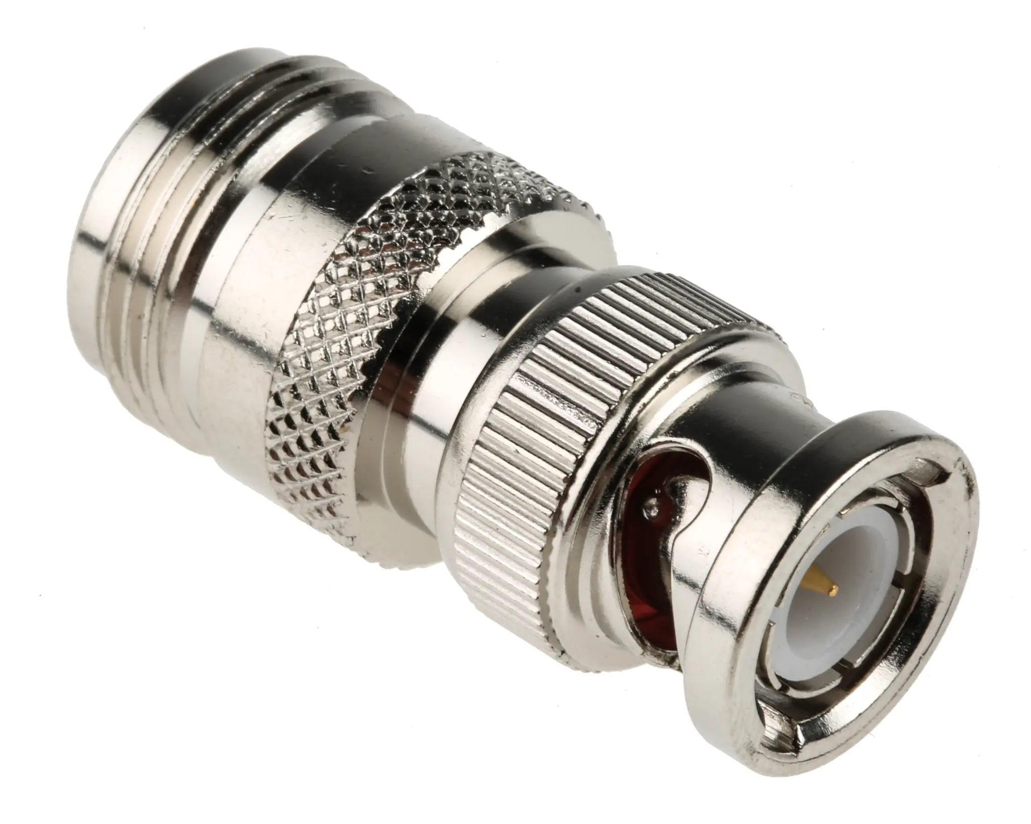 Produktfoto 1 von RS PRO HF Adapter, 50 Ω, Gerade Stecker Buchse, Koaxial Nennspannung