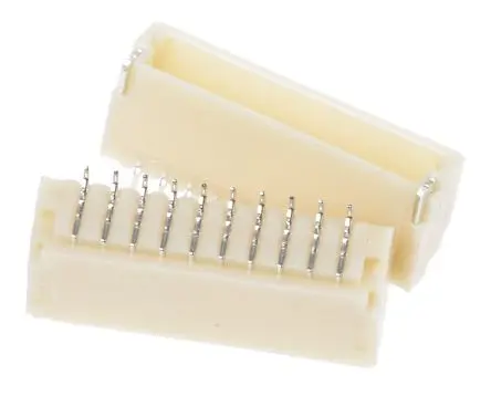 Produktfoto 1 von JST SR IDC-Steckverbinder Stecker, gewinkelt, 10-polig Oberfläche / 2-reihig, Raster 1 mm