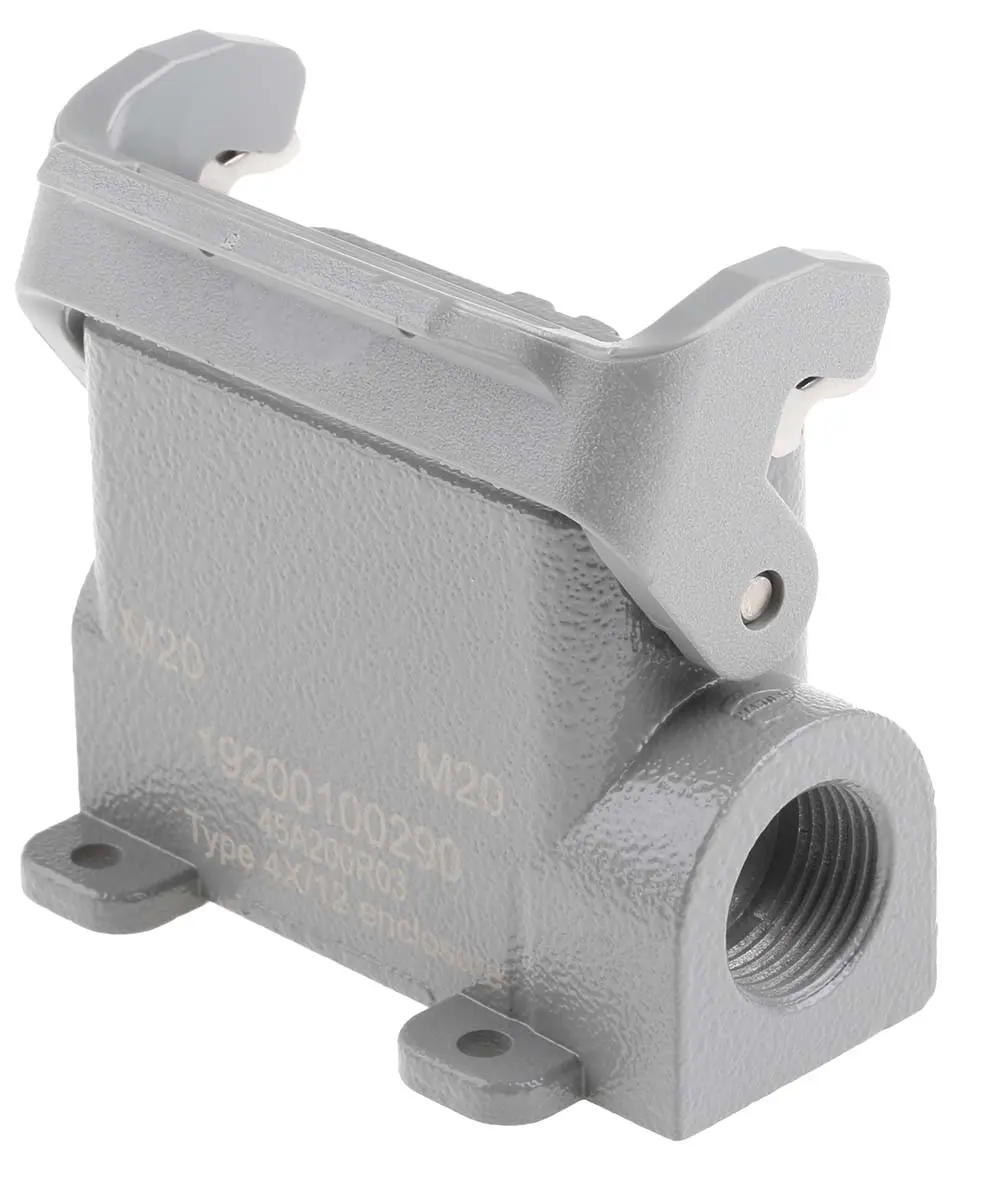 Produktfoto 1 von HARTING Han A Kappe für robusten Stromversorgungsstecker 1 Hebel 1, Oberfläche 10A Steckverbinderkappe, IP65