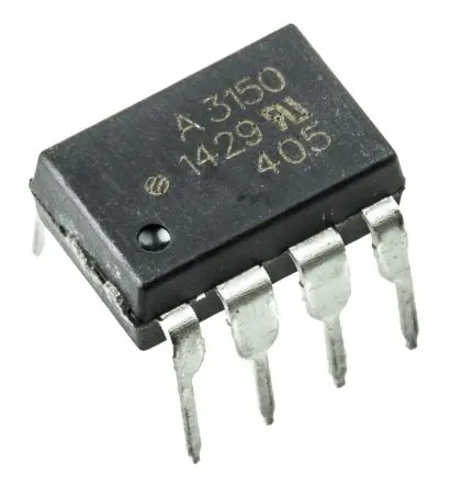 Produktfoto 1 von Broadcom HCPL Oberfläche 1 Optokoppler DC-In, 8-Pin DIP, Isolation 3.75 kV