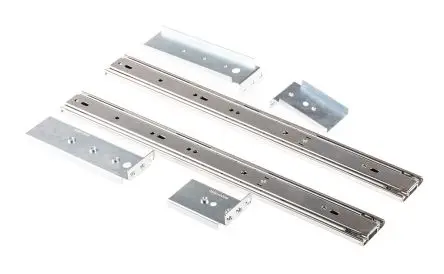 Produktfoto 1 von Accuride Teleskopschiene, Stahl, DZ2907, 45kg max., 9.6mm breit, 41.1 mm hoch, 457 mm tief
