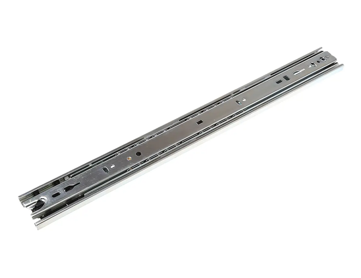 Produktfoto 1 von Accuride Teleskopschiene, Stahl zinkplattiert, DZ3832, 50kg max., 12.7 mm breit, 45.7 mm hoch, 450 mm tief