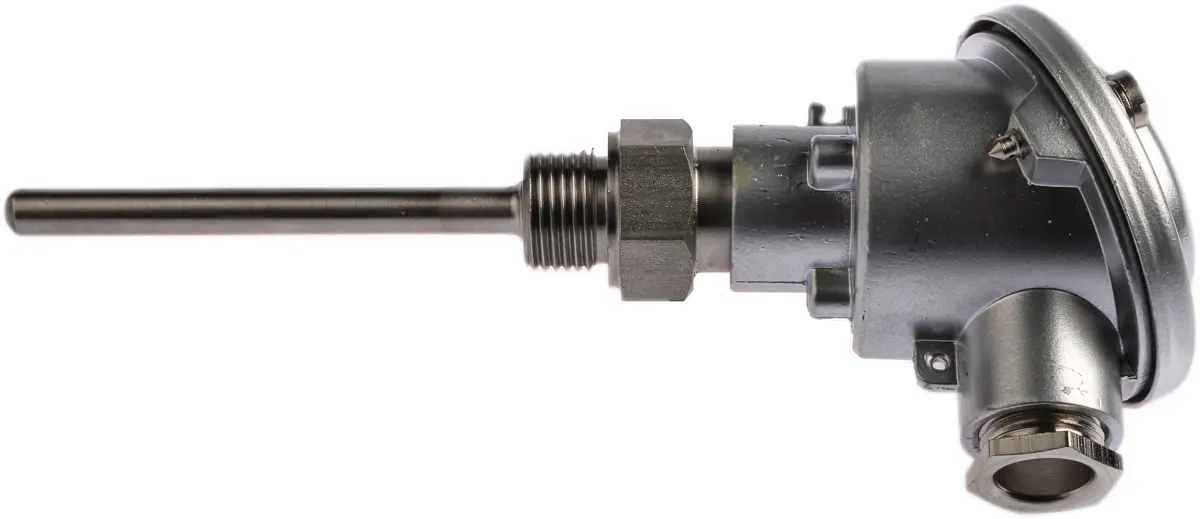 Produktfoto 1 von RS PRO PT100 1/2 GCY Widerstandsthermometer Inox 316L Ø 8mm x 100mm, -50°C → +250°C