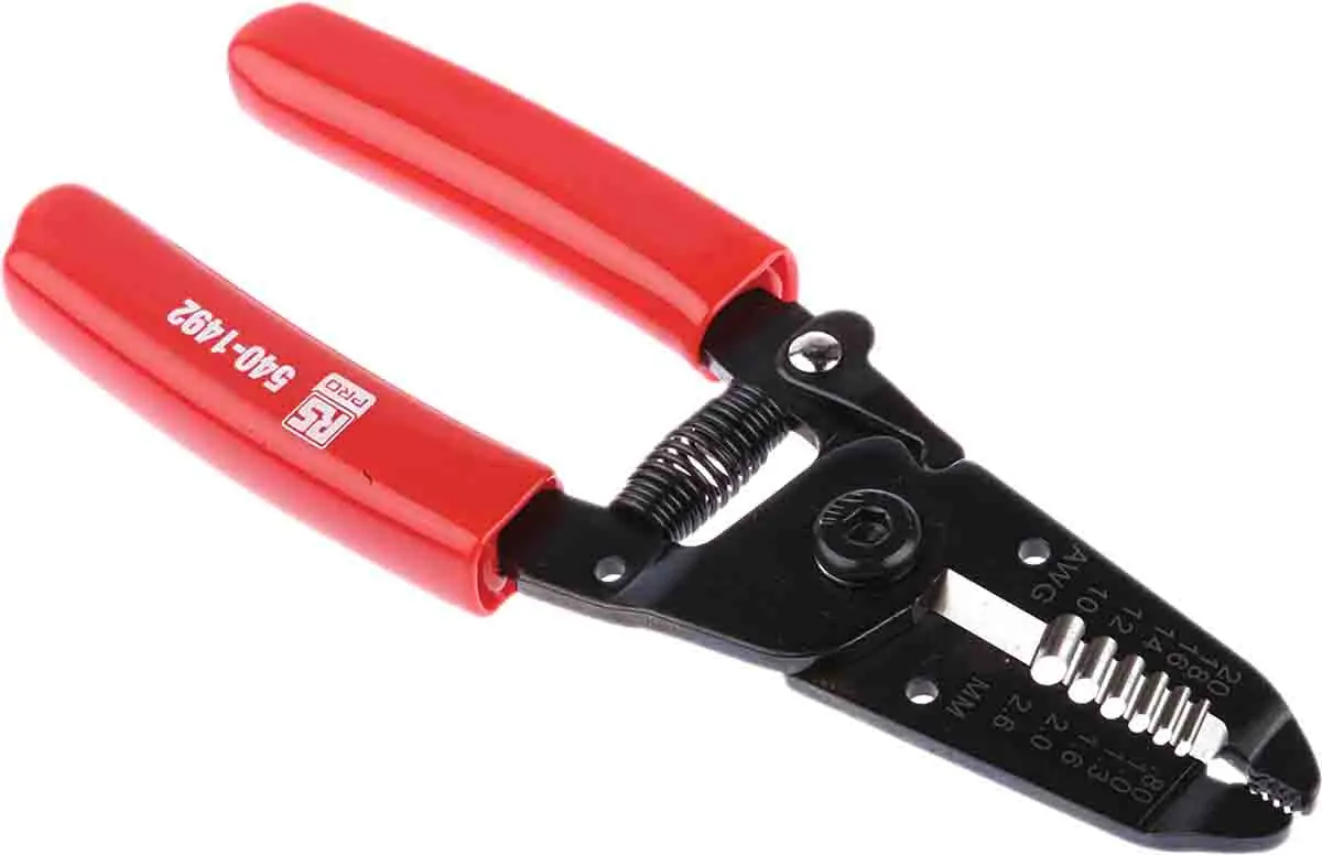 Produktfoto 1 von RS PRO Abisolierer, Feststehend 0.8 to 2.6 mm, 155 mm