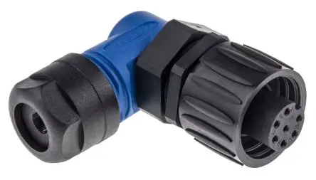 Produktfoto 1 von Amphenol Industrial Ecomate M 30 mm Standard Rundsteckverbinder Buchse 6-polig Buchse 10A Kabel IP67
