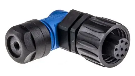 Produktfoto 1 von Amphenol Industrial Ecomate M 30 mm Standard Rundsteckverbinder Stecker 6-polig Buchse 14A Kabel IP67