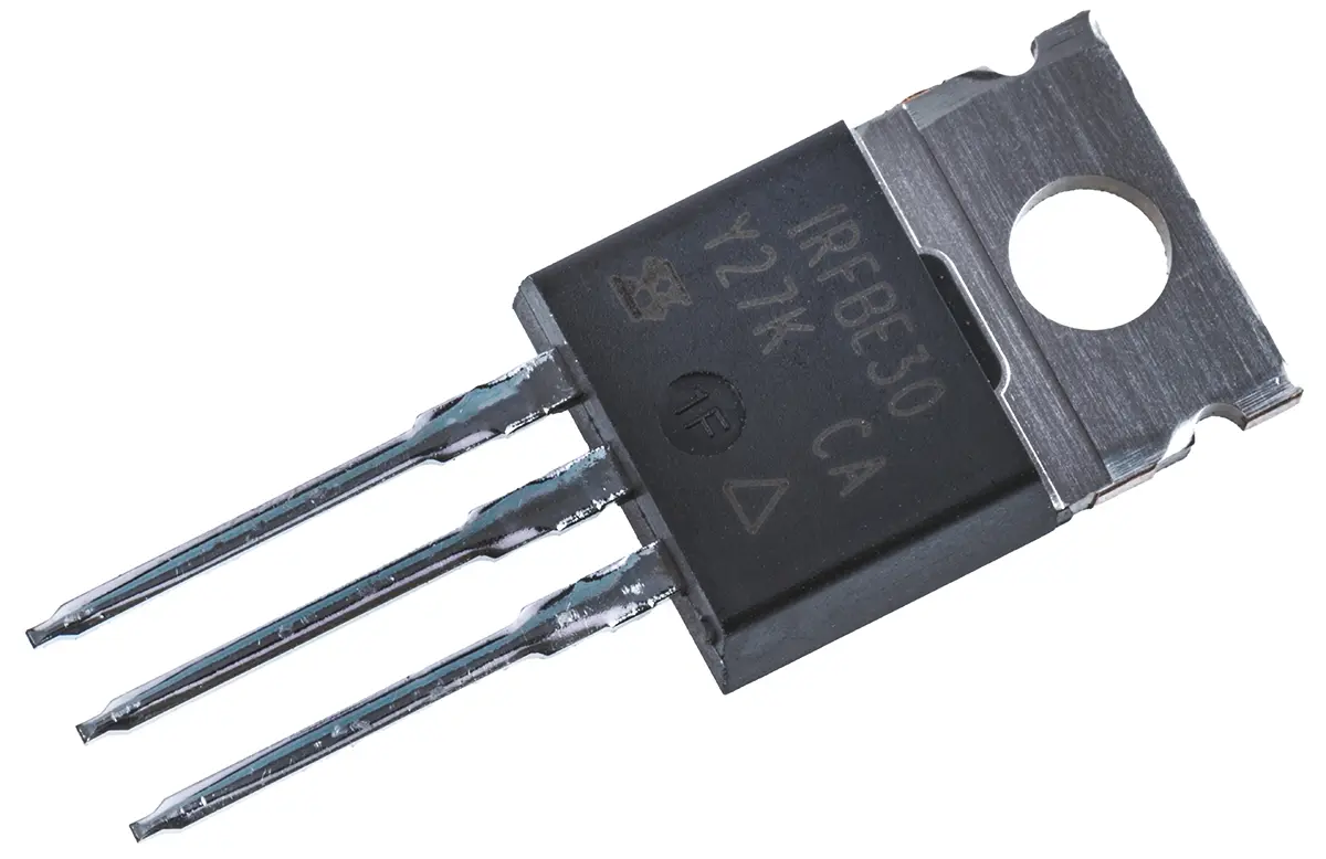 Produktfoto 1 von Vishay N-Kanal, THT MOSFET 800 V / 4,1 A 125 W, 3-Pin TO-220AB