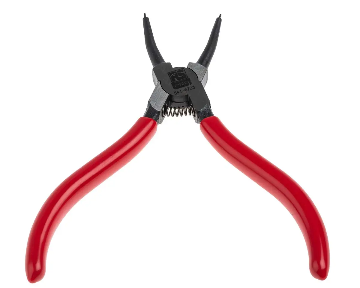 Produktfoto 1 von RS PRO Sicherungsringzange / Backen 31mm 135 mm 3 To 10 mm Schließer (NO)