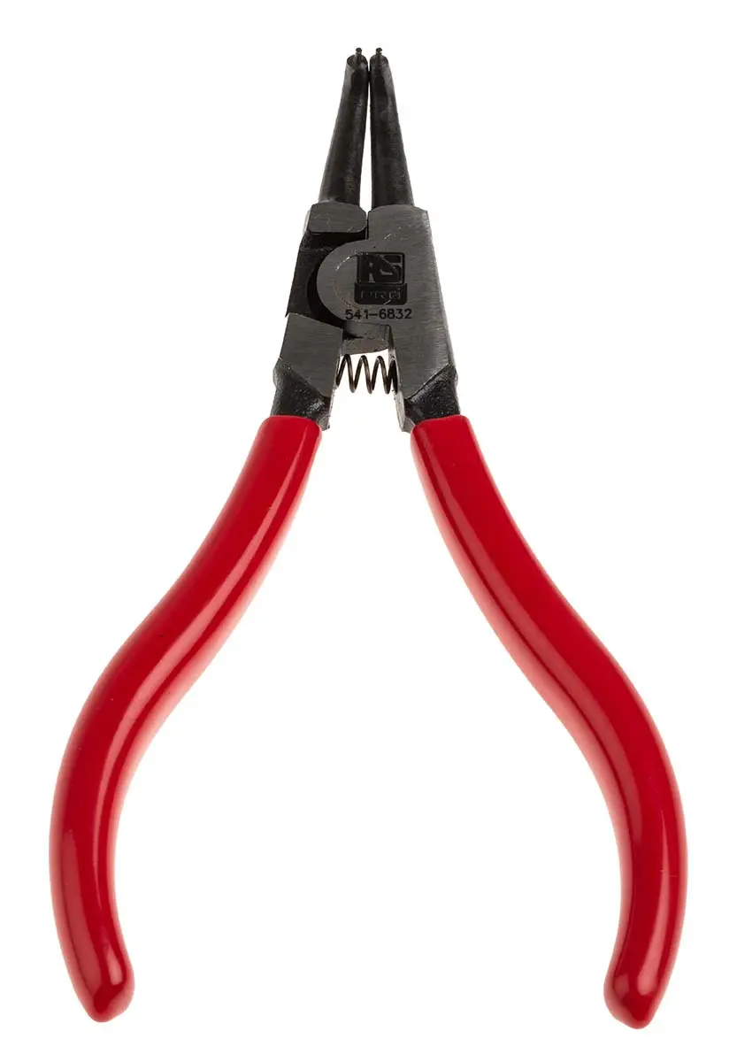 Produktfoto 1 von RS PRO Sicherungsringzange / Backen 26mm 125 mm 3 To 10 mm Schließer (NO)