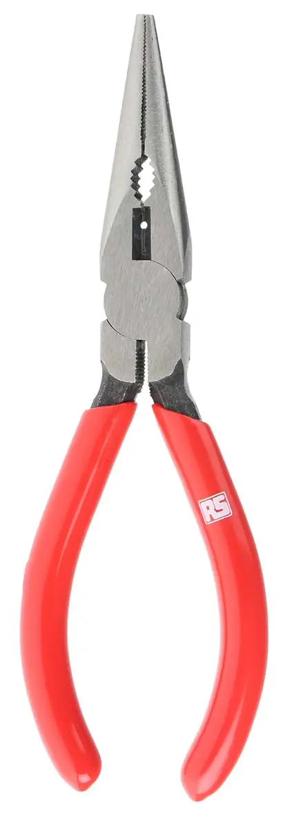 Produktfoto 1 von RS PRO Spitzzange / Backen 46.5mm Lange Spitze 160 mm