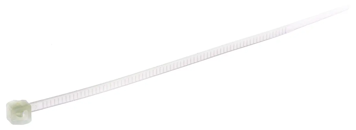 Produktfoto 1 von HellermannTyton T18ROS Nylon 6.6 Kabelbinder Nicht lösbar Natur 2.5 mm x 100 mm