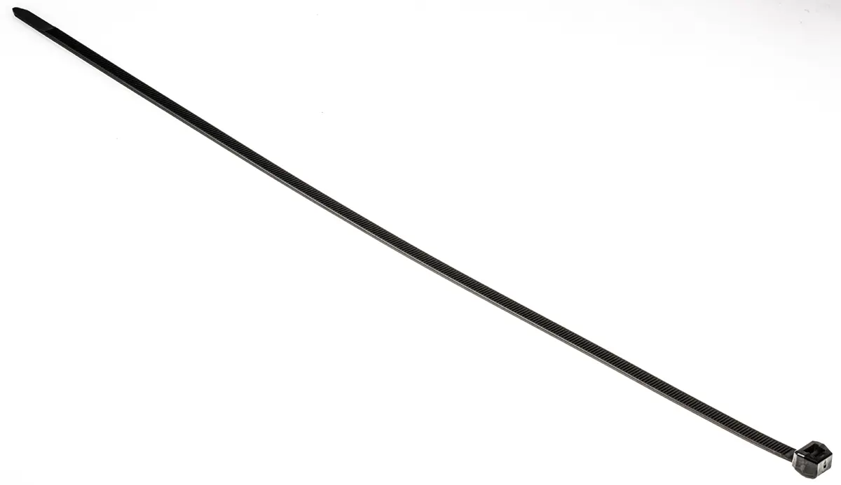 Produktfoto 1 von HellermannTyton T120ROS Nylon 6.6 Kabelbinder Nicht lösbar Schwarz 7.6 mm x 385 mm