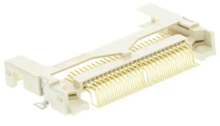 Produktfoto 1 von 3M 7E50 Compact Flash, gewinkelt Steckverbinder für Speicherkarten Stecker, 50-polig / 2-reihig Lot, Raster 0.635 mm,
