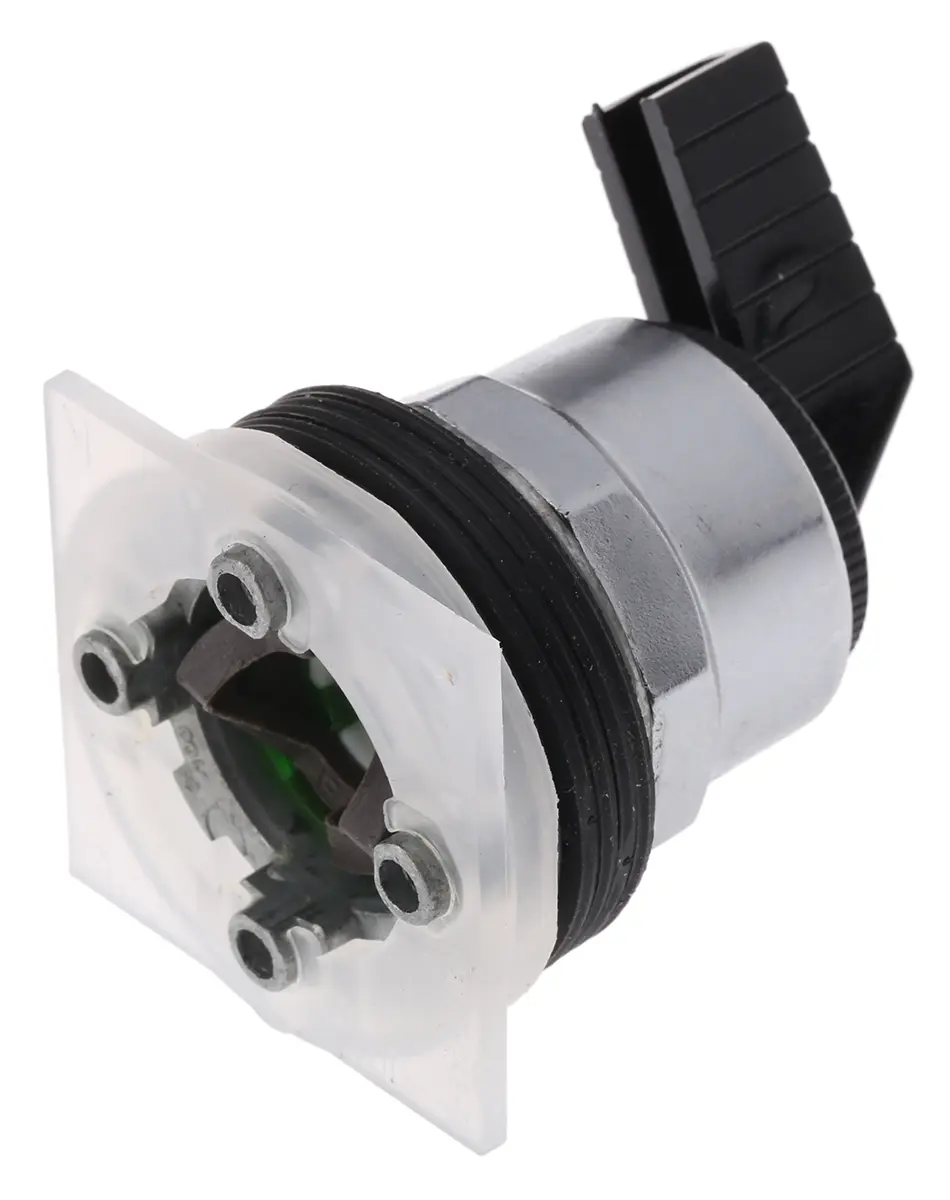 Schneider Electric Harmony 9001K Wählschalterkopf Schwarz 2-Positionen 30mm Langer Griff Rastend