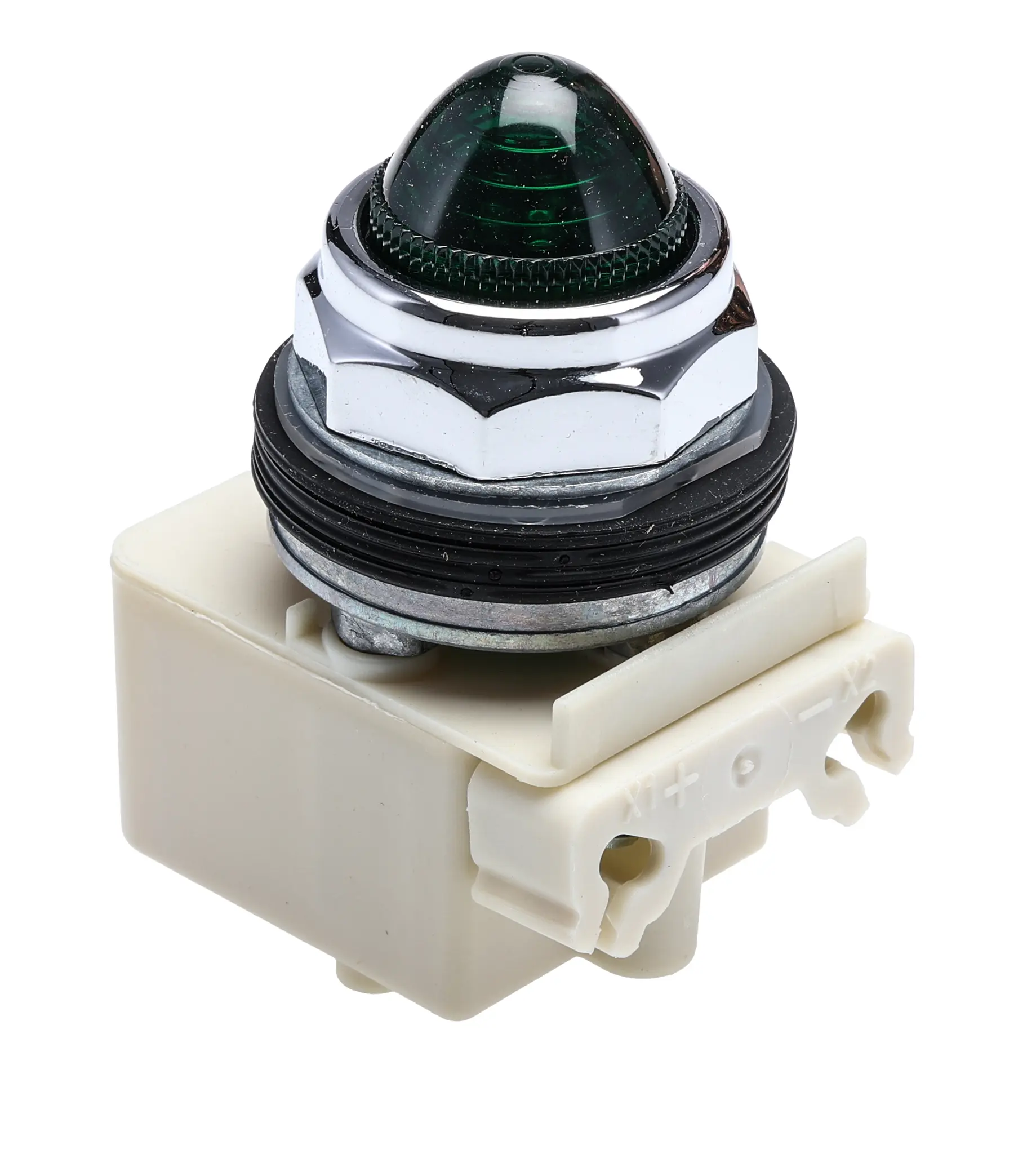 Produktfoto 1 von Schneider Electric Leuchtmelder Harmony 9001K, 120V ac/dc Grün, Ausschnitt-Ø 30mm LED IP 66 Schraub