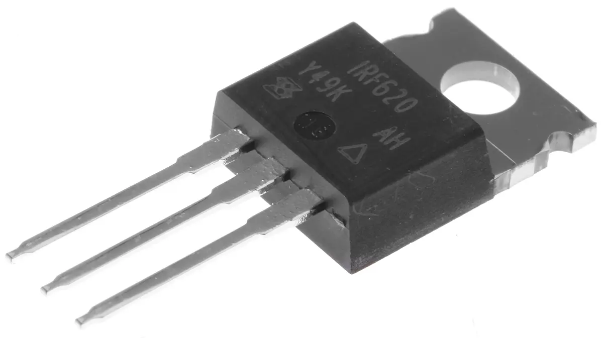 Produktfoto 1 von Vishay N-Kanal, THT MOSFET 200 V / 5,2 A 50 W, 3-Pin TO-220AB