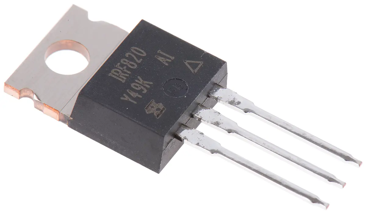 Produktfoto 1 von Vishay N-Kanal, THT MOSFET 500 V / 2,5 A 50 W, 3-Pin TO-220AB