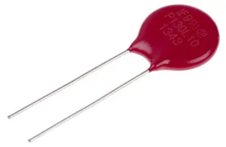 Produktfoto 1 von Littelfuse LA Metalloxid-Varistor, 1 nF, 228 V / 50 A 340 V, 4500 A max., Ø 17 mm, 5.6 mm, L. 40 mm