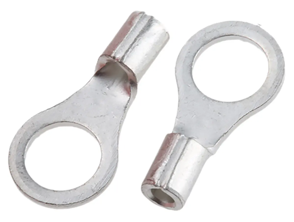 Produktfoto 1 von JST R1.25 Ringkabelschuh, Unisoliert 22 AWG, Grau, 16 AWG max.AWG, aussen ø 8 mm, innen ø 5.3 mm, 5 mm
