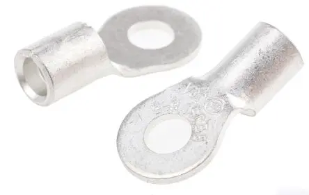 Produktfoto 1 von JST R8 Ringkabelschuh, Unisoliert 8 AWG, Grau, 8 AWG max.AWG, aussen ø 12 mm, innen ø 5.3 mm, 5 mm
