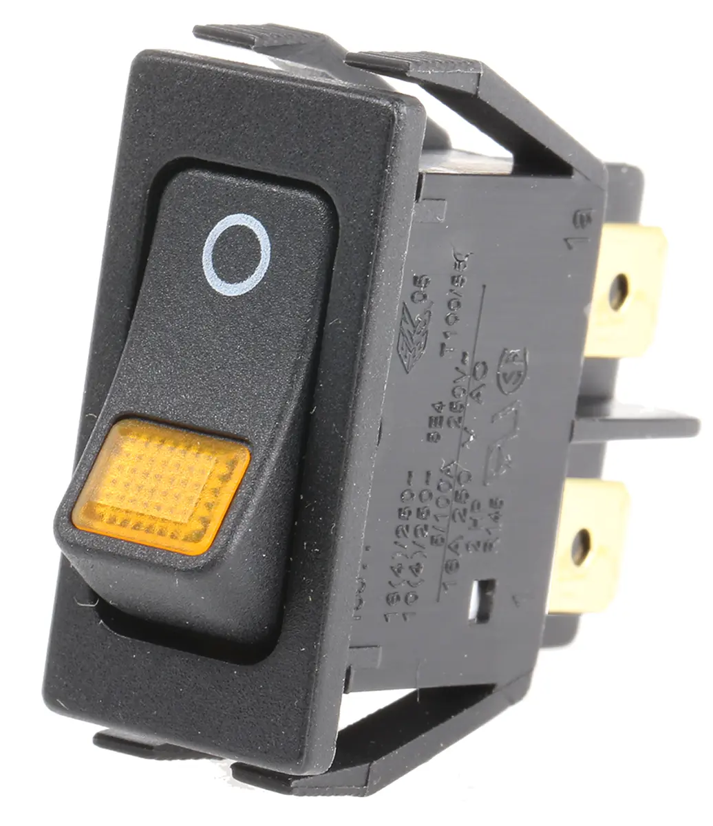 Produktfoto 1 von Marquardt Panel Kippschalter DPST Aus-Ein Ein-Aus, 16 A Beleuchtet, IP40