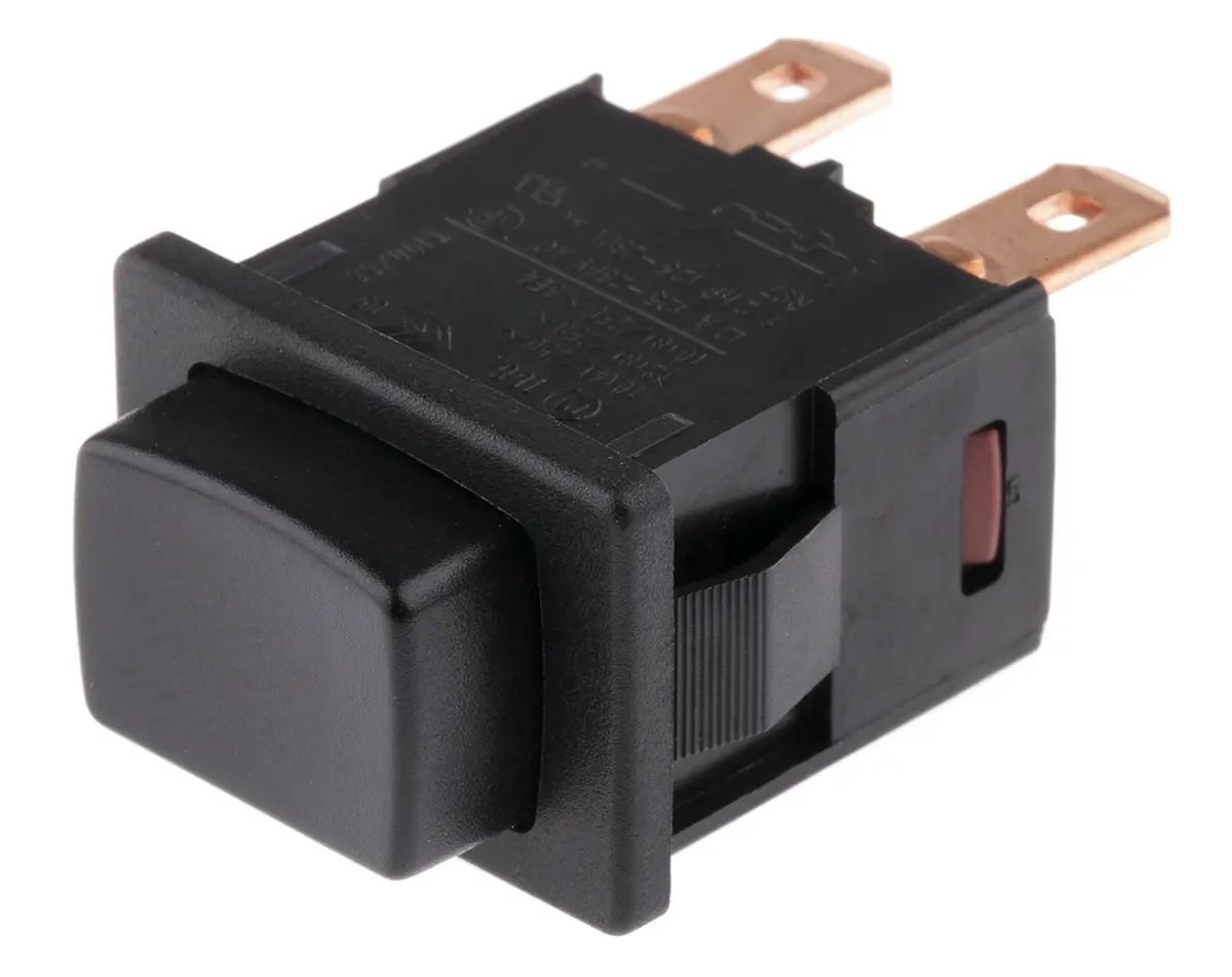 Produktfoto 1 von Marquardt Druckschalter Rastend Panel Ø 12.9 x 19.2 mm, SPST / 16 A 12 V dc 250 V ac, IP40