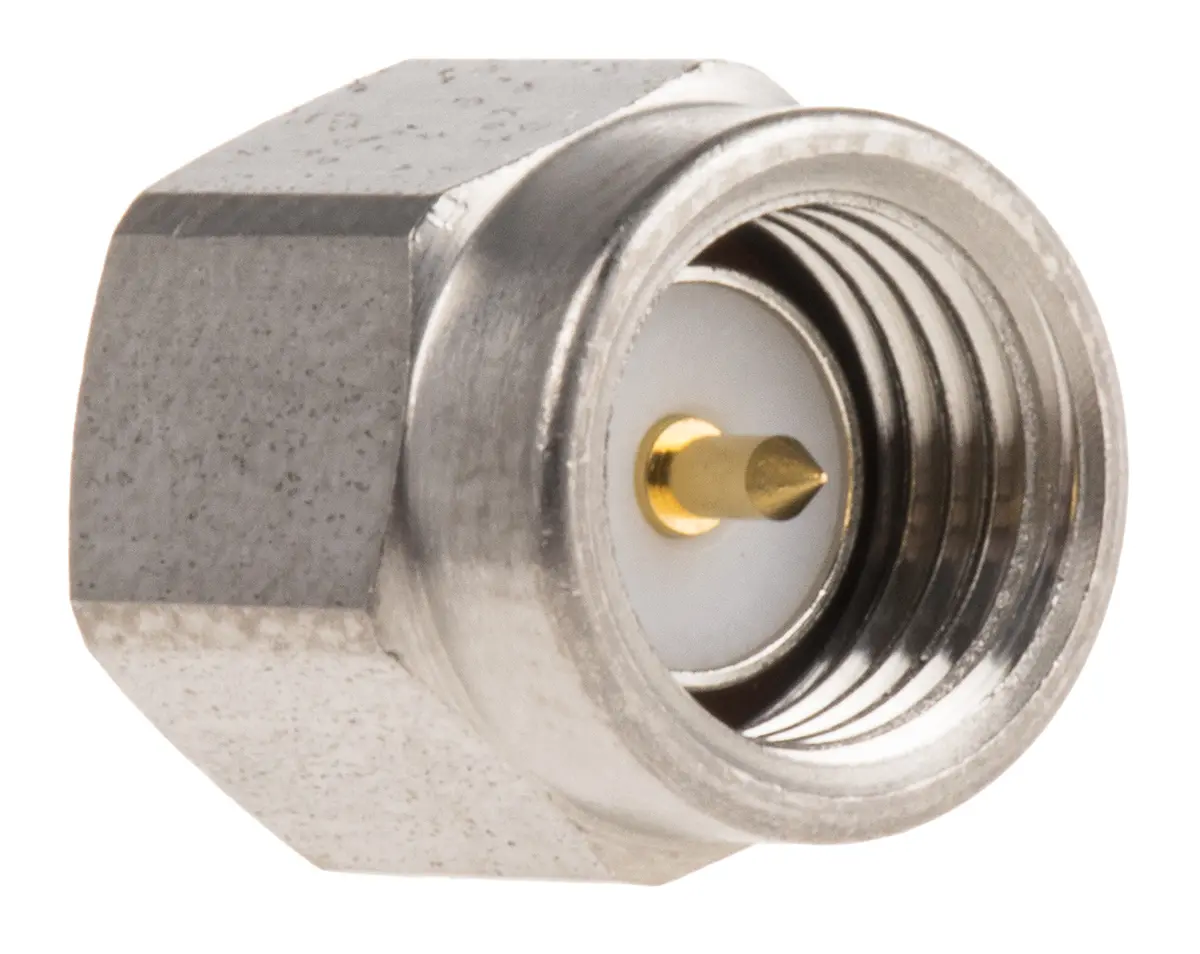 Produktfoto 1 von Hirose HF Adapter, 50 Ω, Gerade, 6 GHz Buchse Stecker, Koaxial SMA