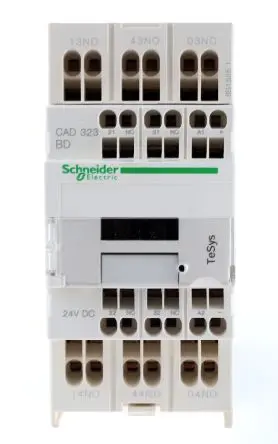 Produktfoto 1 von Schneider Electric TeSyS CA Schütz 24V-Spule, 5-polig, 690V dc / 10 A 24V 2 Schließer/2 Öffner Steuerrelais