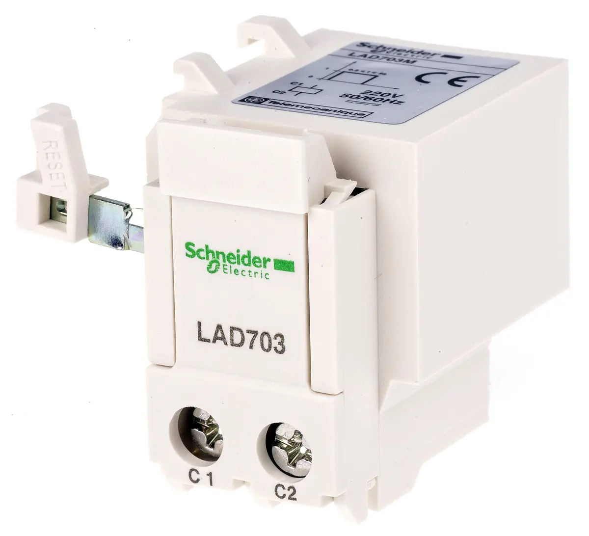 Produktfoto 1 von Schneider Electric 230V ac/dc TeSys D TeSyS LR Geräteschutzschalter Fernauslösungsgerät für Serie LR3D, Serie LRD