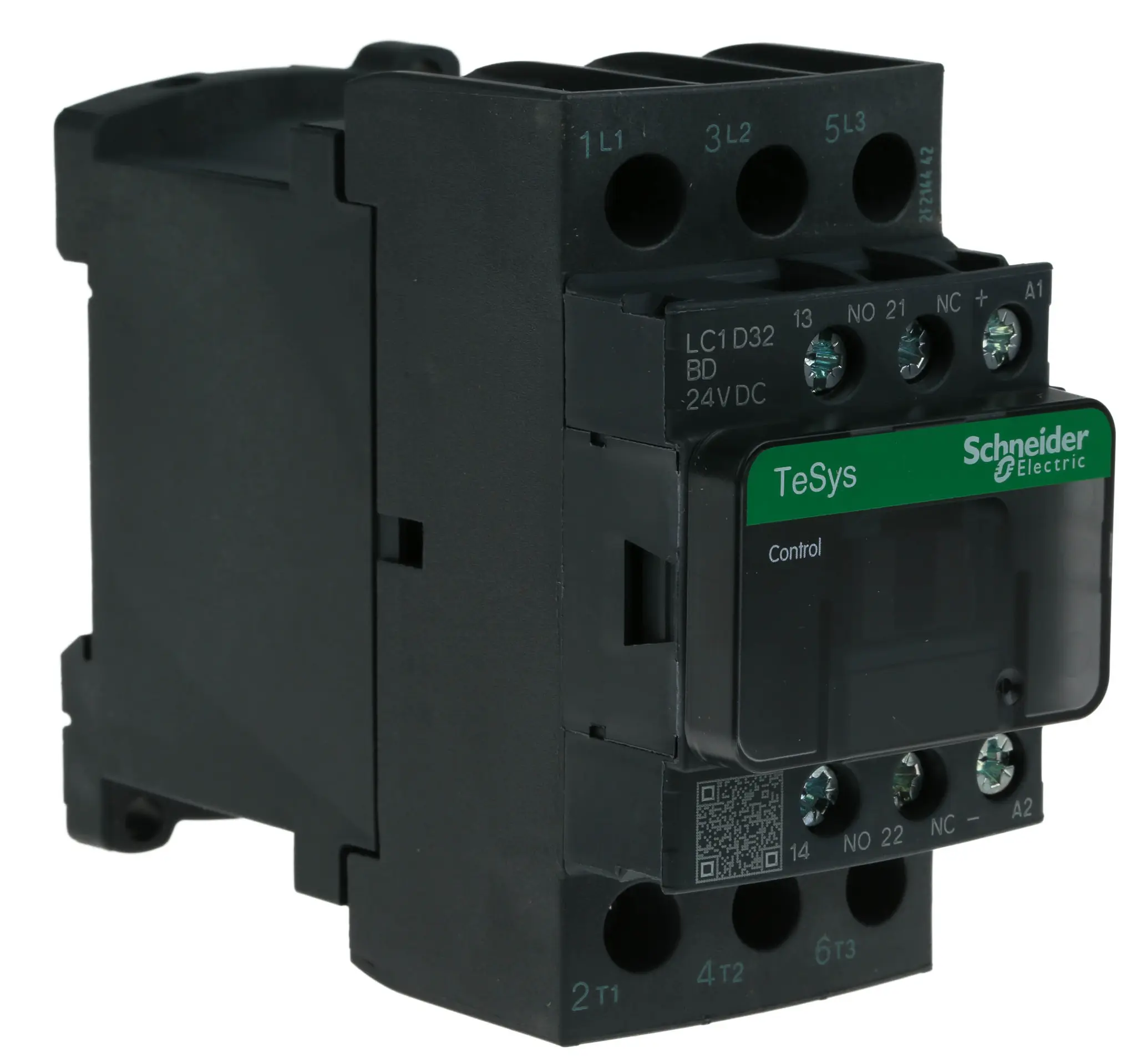 Produktfoto 1 von Schneider Electric LC1D Schütz 24 V dc-Spule, 3-polig, 690V ac / 32 A 24 V dc 15 kW 3 Schließer Motorsteuerung