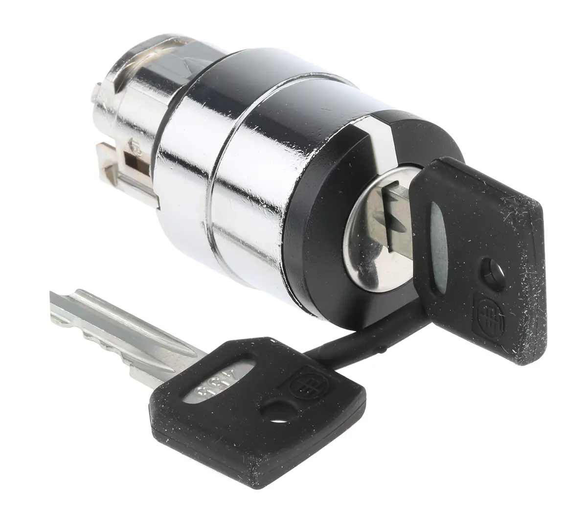 Produktfoto 1 von Schneider Electric Harmony Schlüsselschalterkopf 22 mm 3 Positionen 455 Ethernet,RJ45 +, Federrückstellung IP69K, IP67,