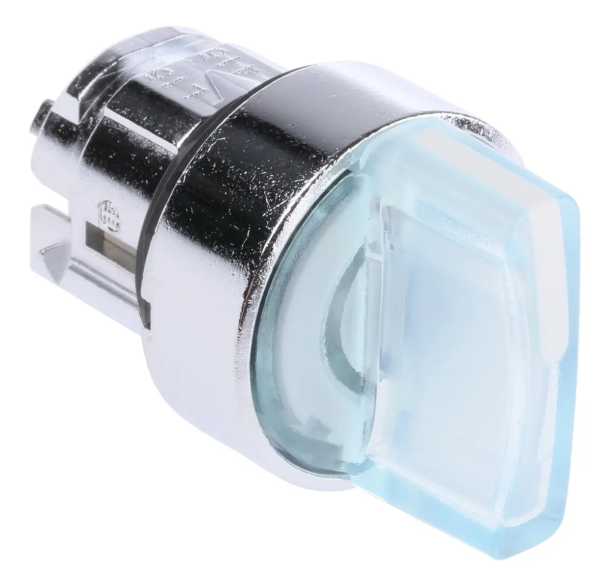 Schneider Electric Harmony XB4 Wählschalterkopf Beleuchtet Weiß 3-Positionen 22mm Standardgriff Federrückstellung zur