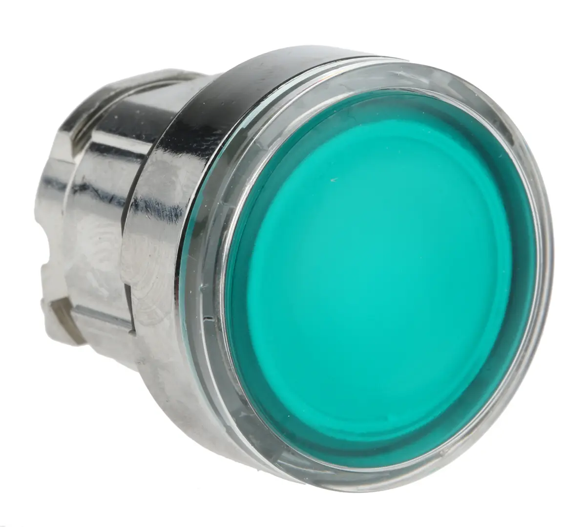 Produktfoto 1 von Schneider Electric Harmony Drucktastenkopf Ø 22 mm, Grün wartungsfrei Rund Rund Metall, IP66