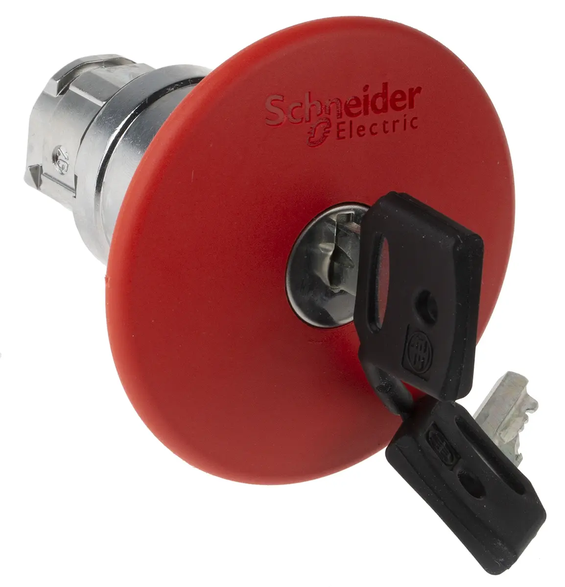 Produktfoto 1 von Schneider Electric Harmony XB4 Not-Aus-Schalter, 22 mm, Schlüsselentriegelung, Pilzkopf, Kunststoff
