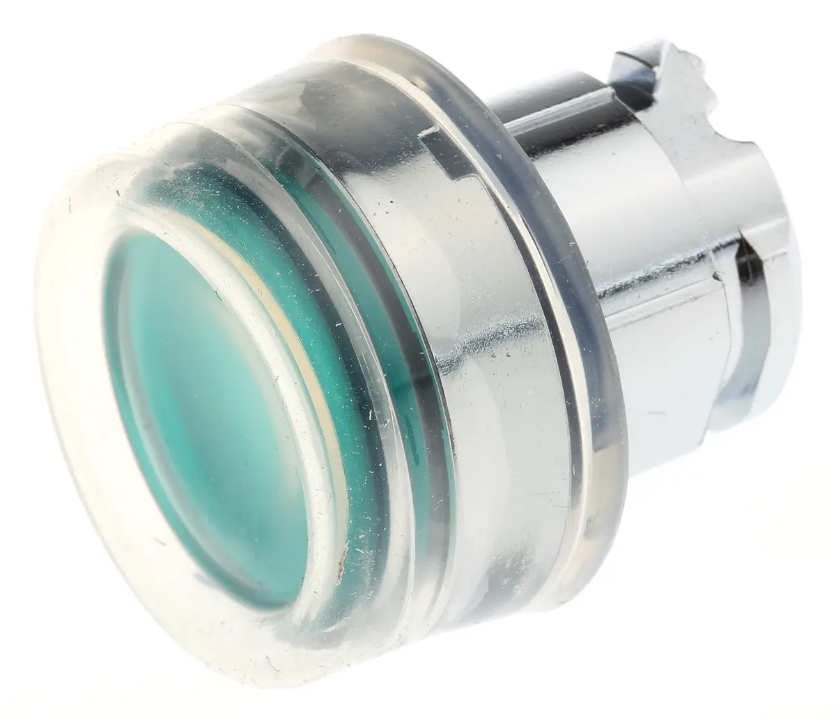 Produktfoto 1 von Schneider Electric Harmony Drucktastenkopf Ø 22 mm, Grün Federrückstellung Rund Rund Metall, IP66