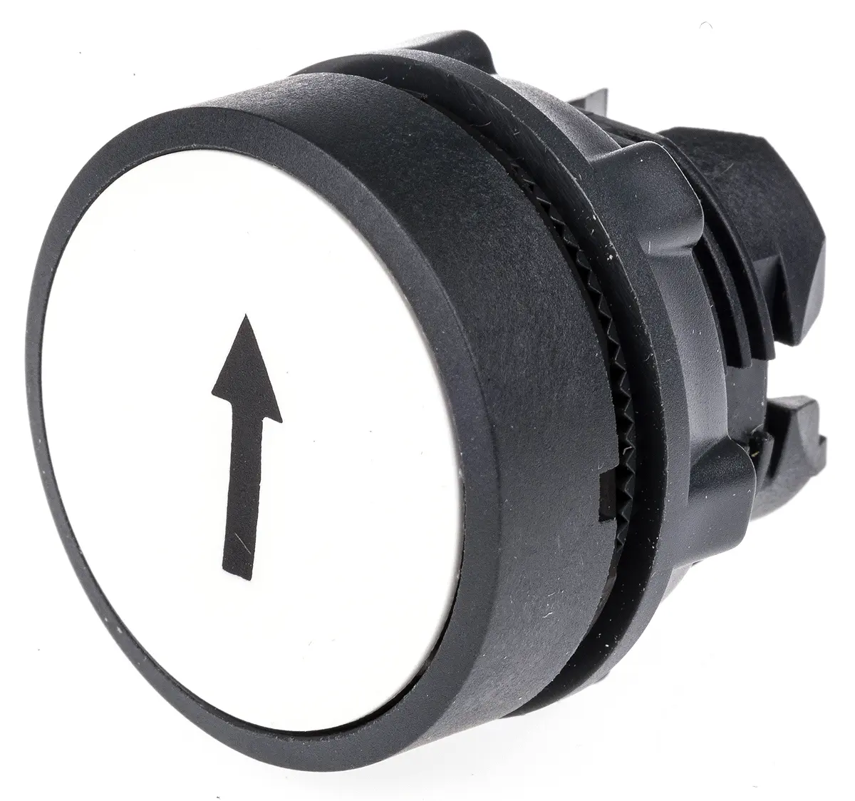 Produktfoto 1 von Schneider Electric Harmony Drucktastenkopf Ø 22 mm, Weiß Federrückstellung Rund Rund Kunststoff, IP66