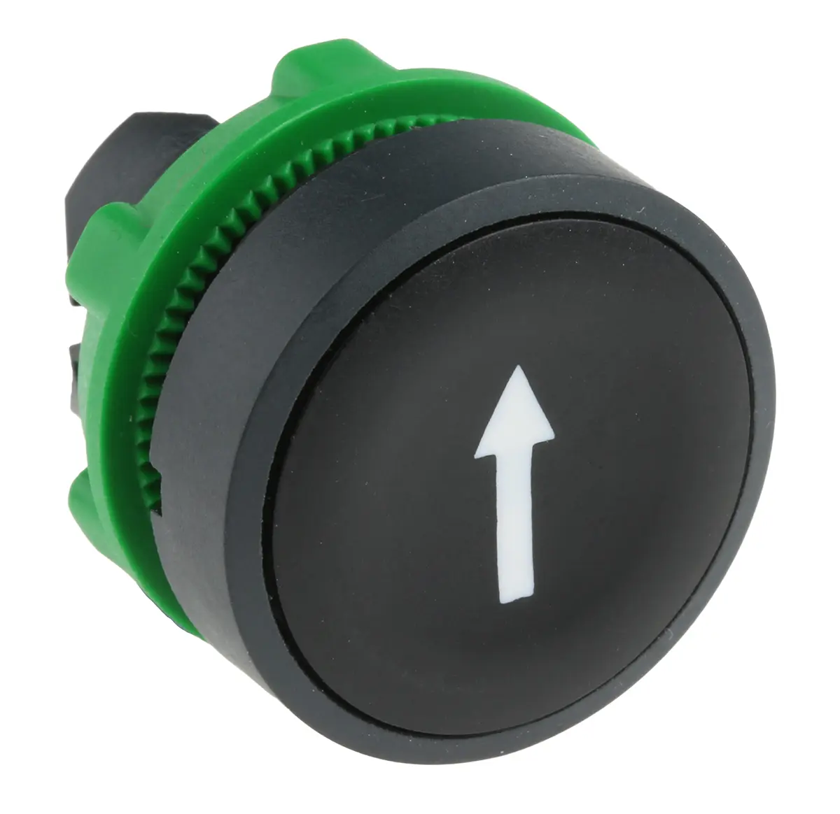 Produktfoto 1 von Schneider Electric Harmony Drucktastenkopf Ø 22 mm, Schwarz Federrückstellung Rund Rund Kunststoff, IP66