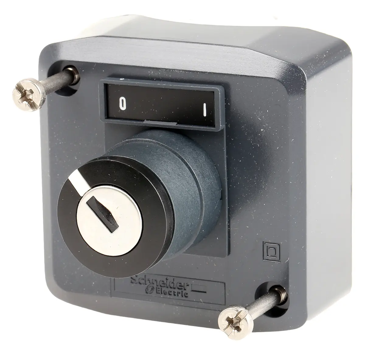 Produktfoto 1 von Schneider Electric Harmony XALD Steuerstation-Schalter 1-poliger Umschalter Grau Polycarbonat, IP40, IP69K, IP66