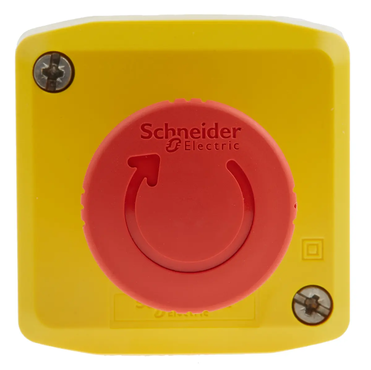 Produktfoto 1 von Schneider Electric Harmony XALK Not-Aus-Drucktaster, SMD, Ø 40 mm, 1-poliger Umschalter, Gelb IP67, IP69K, IP66, IP69,